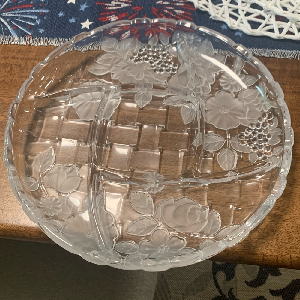 Glass Serving Plate